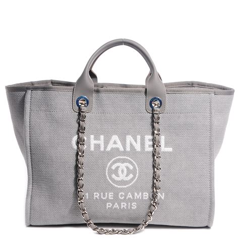 chanel tote grey|women chanel tote.